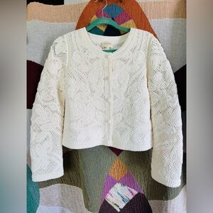 Sezane Nora Cardigan in Ecru PRISTINE Condition!